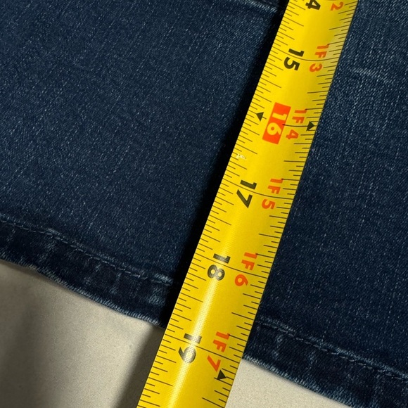 Karl Lagerfeld Paris Lace-Up Braided Stretchy Denim Mini Denim Skirt Sz 10 Y2K - Picture 8 of 13